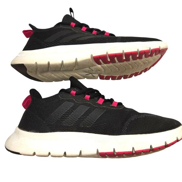 Adidas 9 Varo Sport Running Women's Tennis Shoe Black Athletic Sneaker - Picture 4 of 7